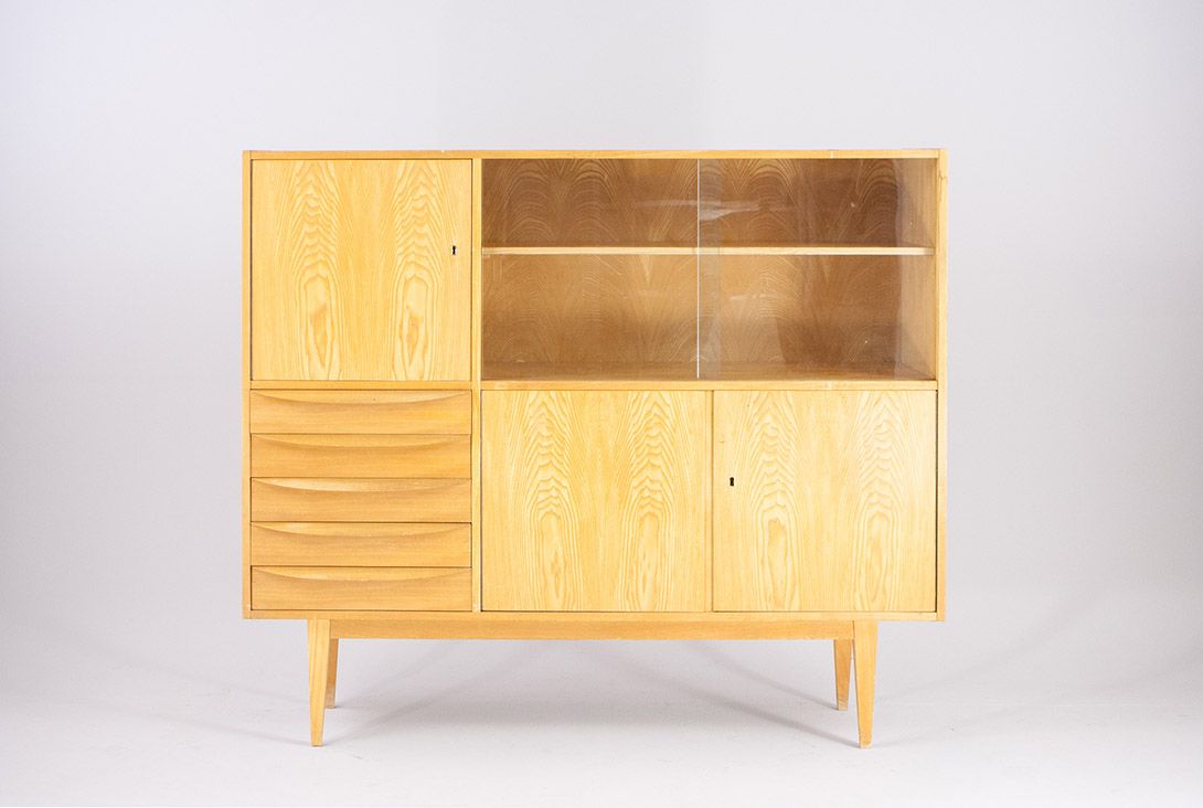 Foto Wooden Cabinet Hellerau GDR 1959