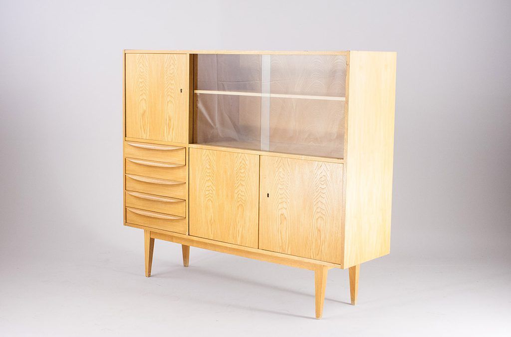 Foto Wooden Cabinet Hellerau GDR 1959