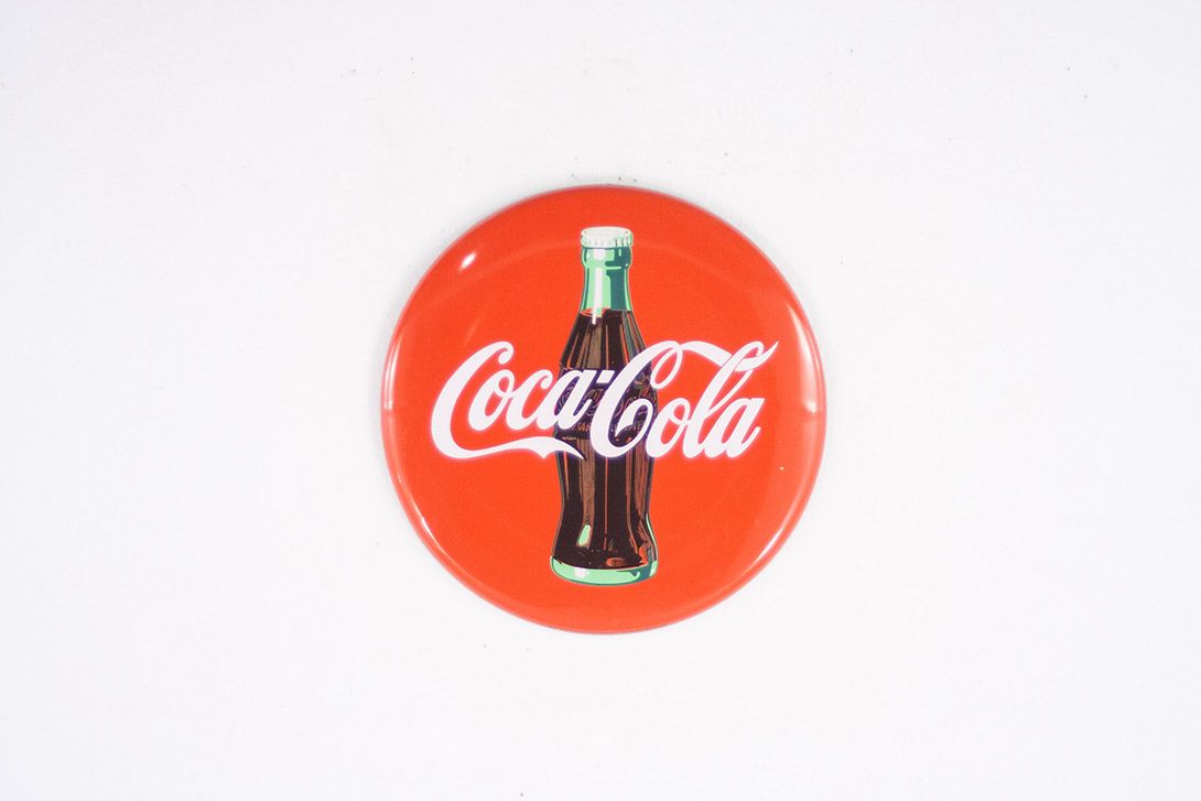 Foto Coca Cola Enamel Advertising Sign 51Ø 22E5