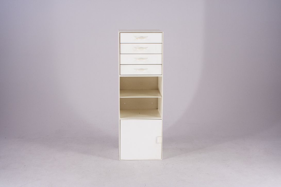 Foto White Office Shelf with Drawers 1984