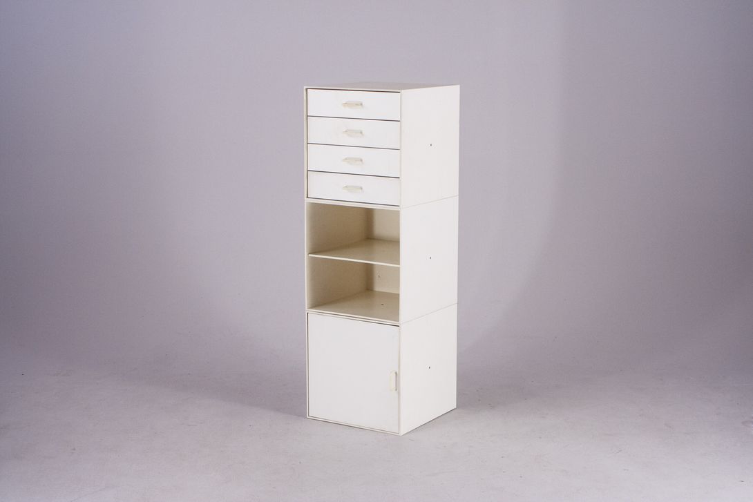 Foto White Office Shelf with Drawers 1984