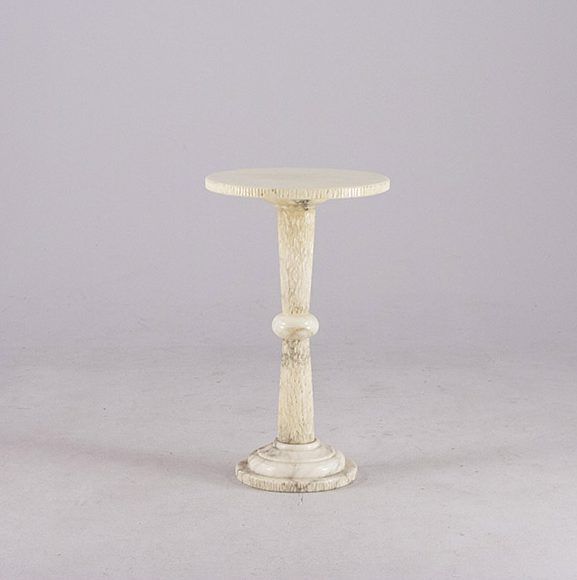 Foto Round White Marble Column h120cm Tuscany 1920