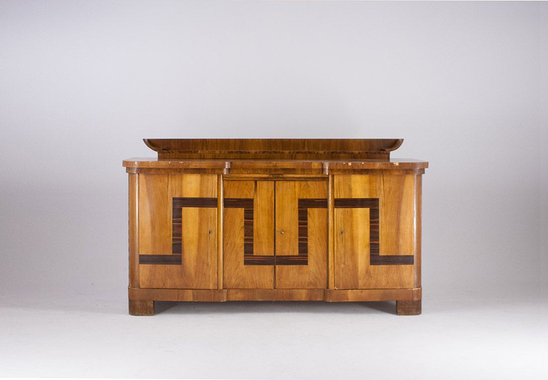 Foto Art Deco Wooden Dresser Dresden 1930