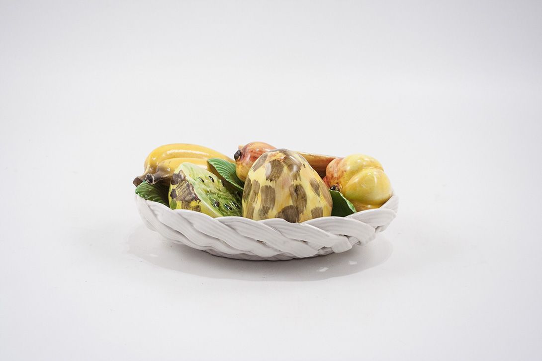 Foto Ceramic Fruit Bowl Sculpture​ w26 Amalfi Coast 1965