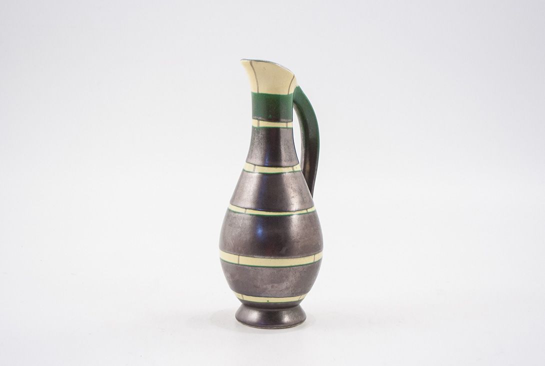 Foto Ceramic Table Vase Striped B4