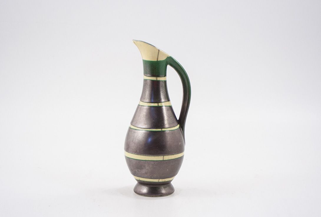 Foto Ceramic Table Vase Striped B4