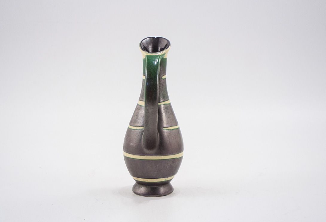 Foto Ceramic Table Vase Striped B4