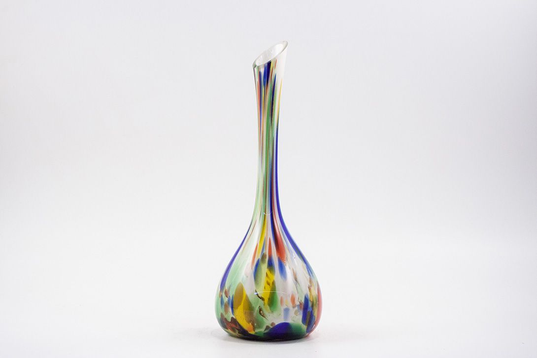 Foto Colorful Murano Glass Vase h37