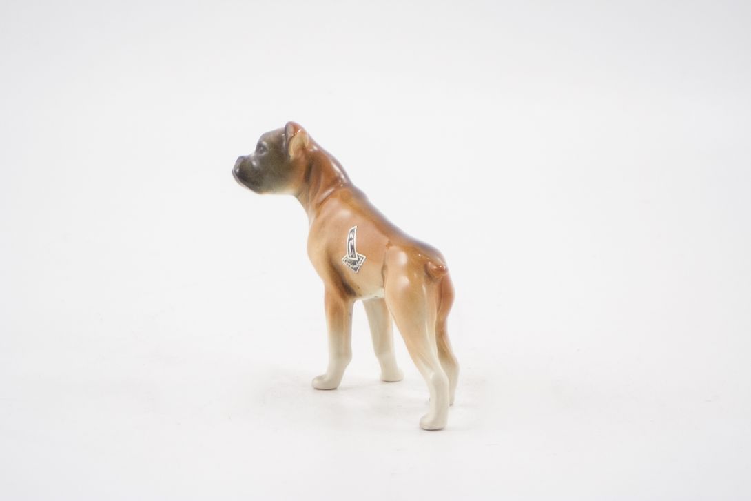 Foto Tiny Porcelain Bull Dog Sculpture h12x12x5