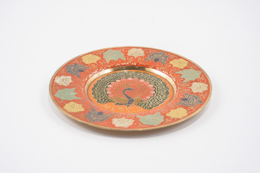 Foto Colorful Bowl with Ostrich Image