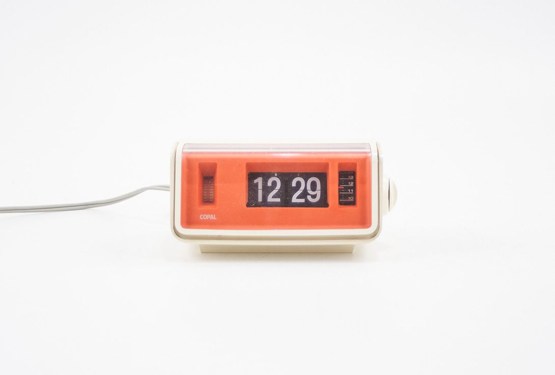 Foto Orange Copal Clock h10x15x12