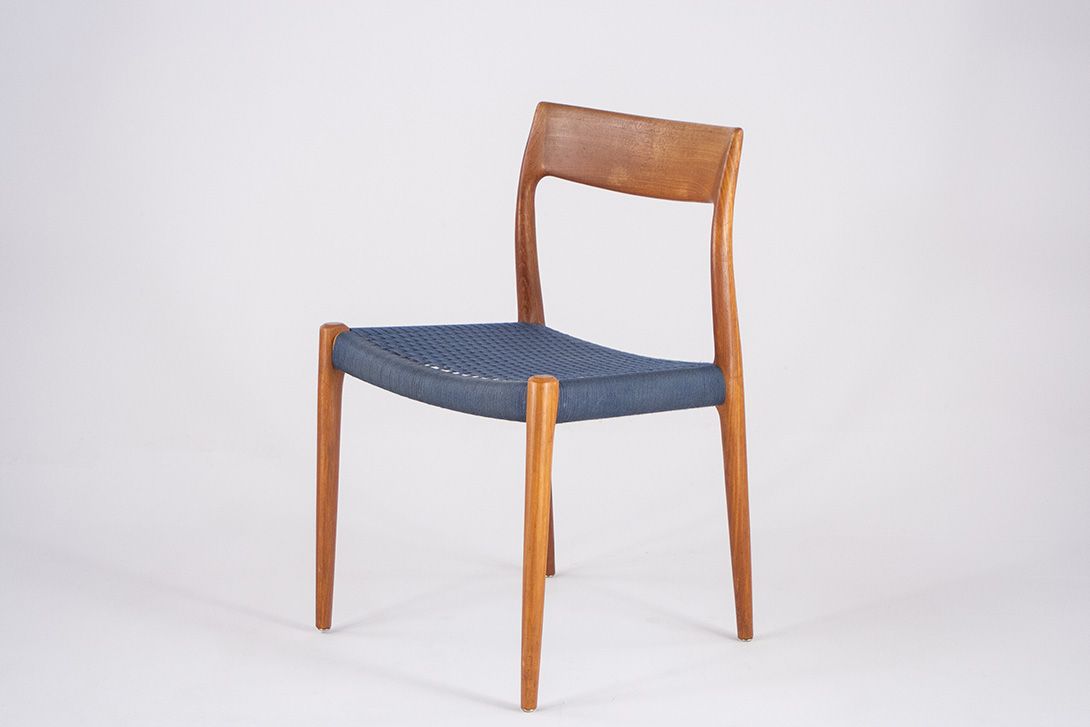 Foto Teak Dining Chair Nils Møller Model 77