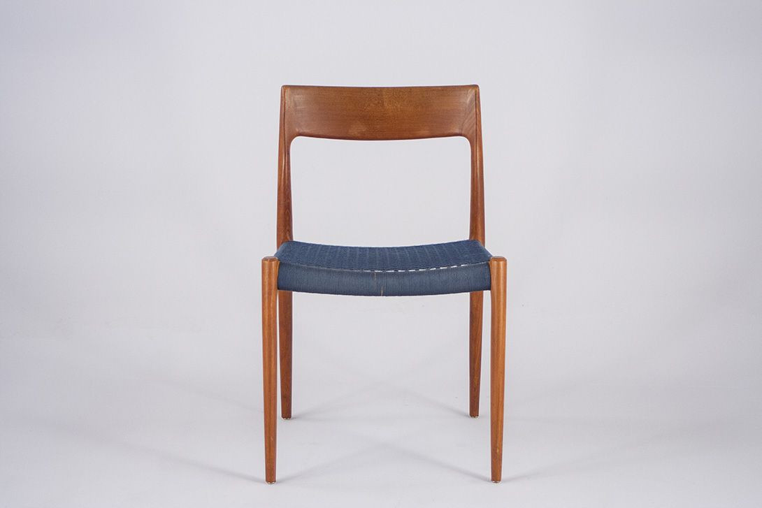 Foto Teak Dining Chair Nils Møller Model 77