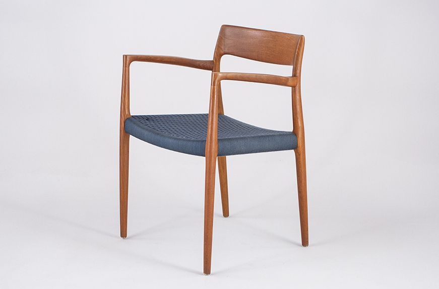 Foto Teak Dining Armchair Nils Møller Model 77