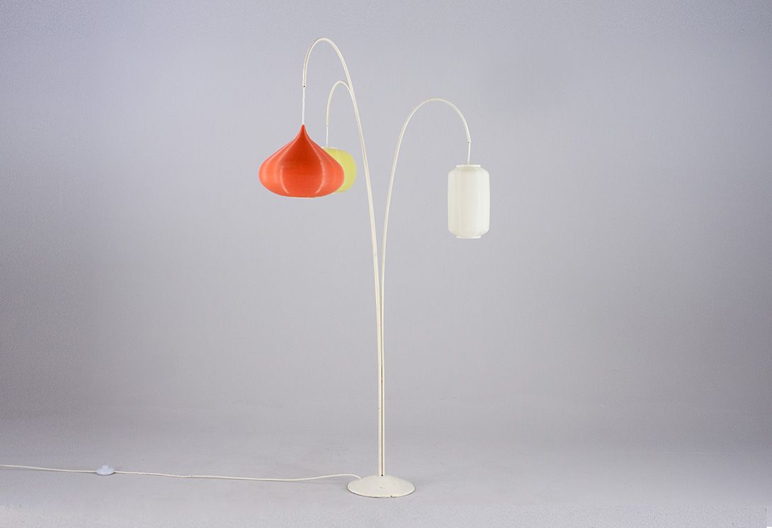 Foto Floor Lamp with Hanging Shades ​ h163 G1