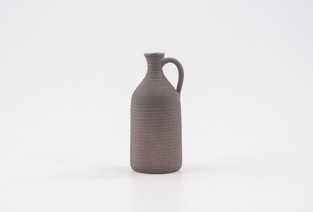 Foto Ribbed Ceramic Vase with Handle ​h19 D5