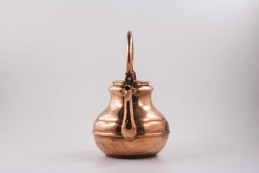 Foto Vintage Copper Tea Pot