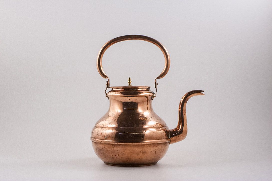 Foto Vintage Copper Tea Pot