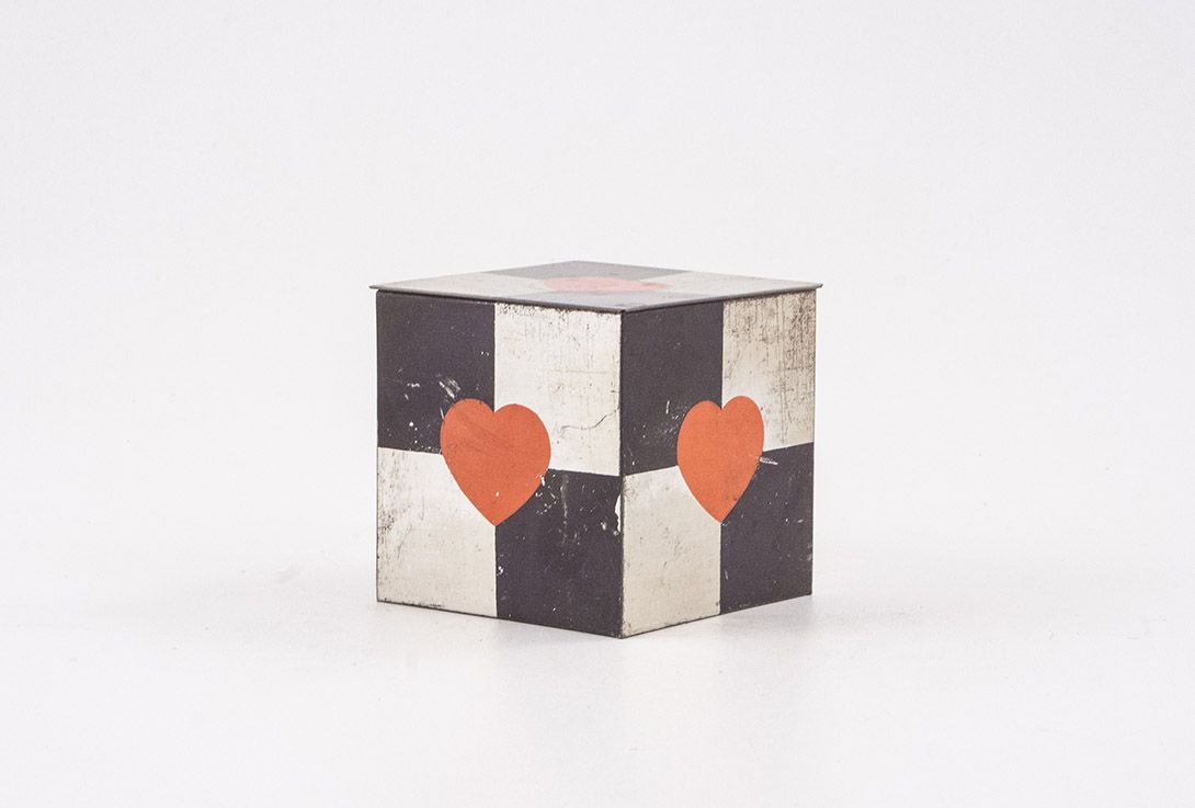Foto Digit Metal Box BW with Heart Image h10 Florence 1930