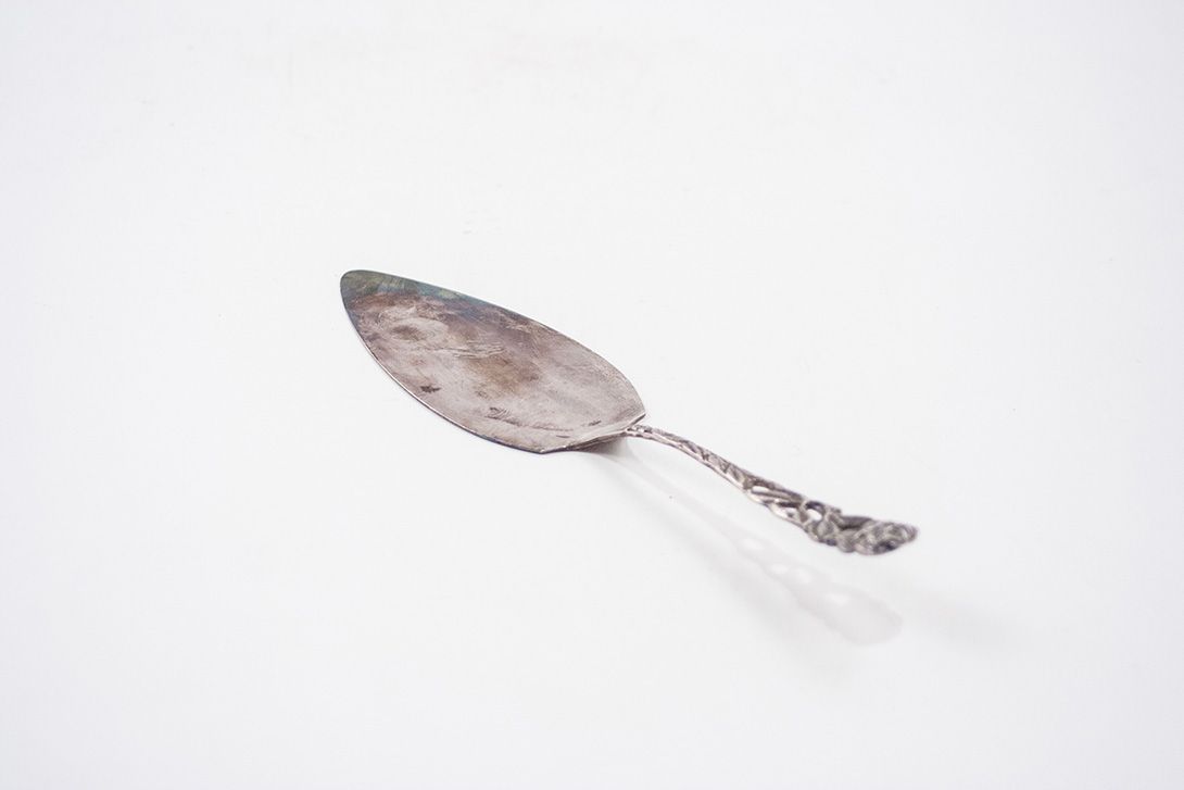 Foto Cake Server with Rose Handle