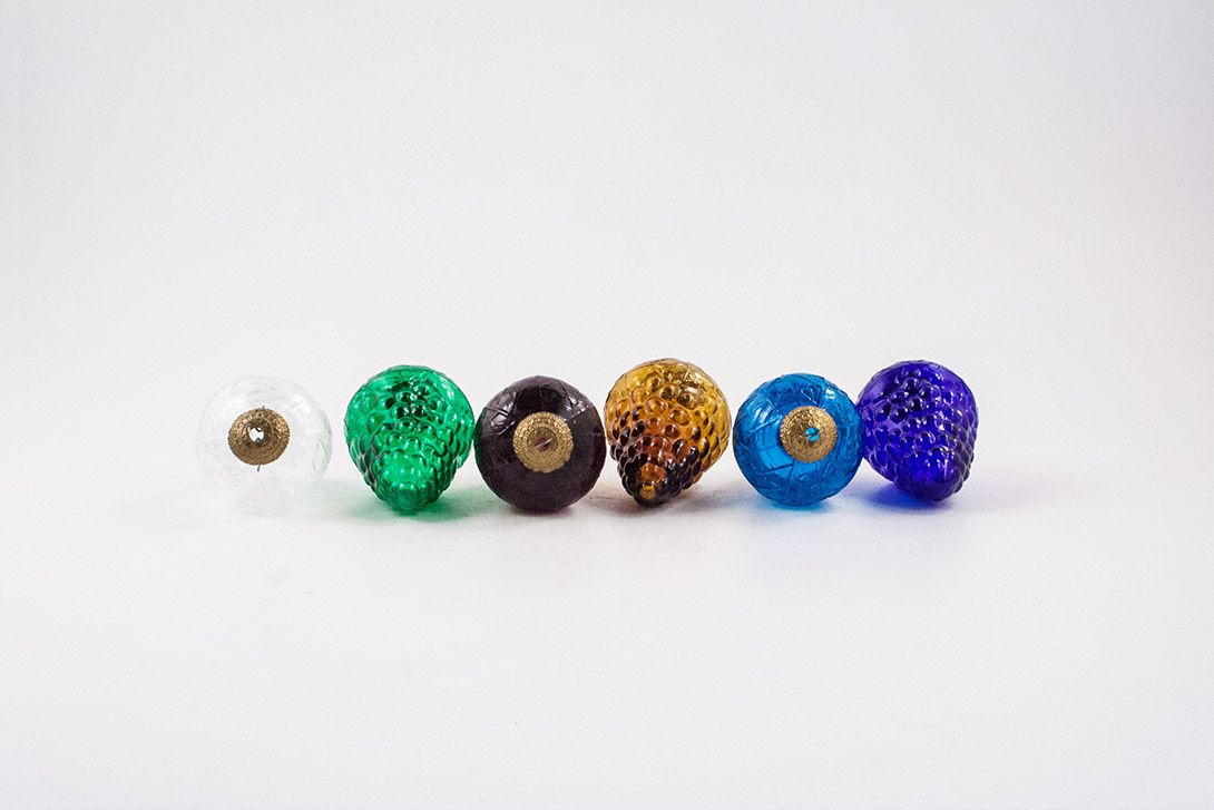 Foto Fir Cone Christmas Tree Ornaments Glass