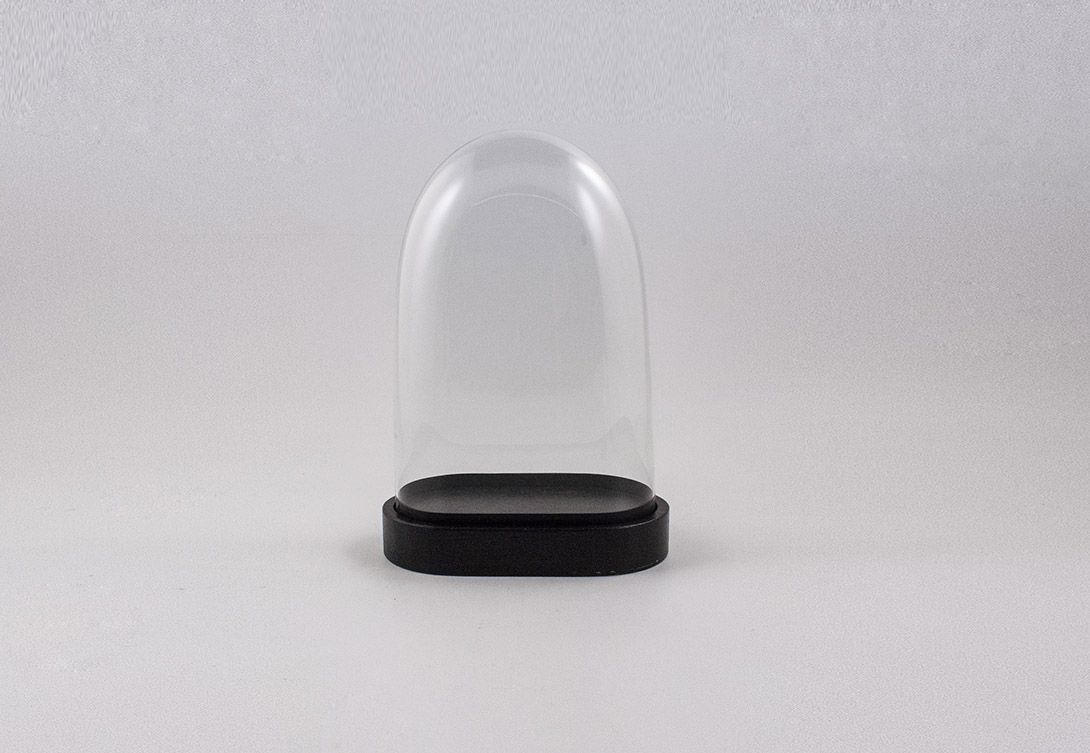 Foto Small Showcase Cloche 1870 h38x25x15