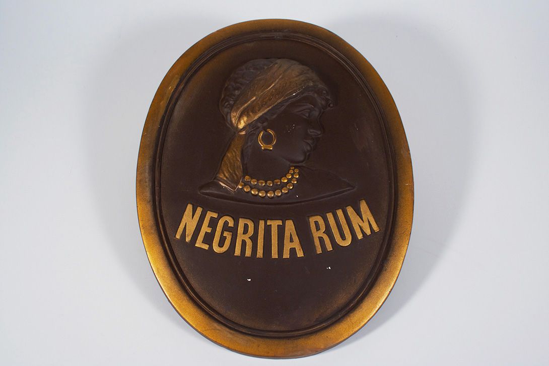 Foto Antique Negrita Rum Sign h30 x 40