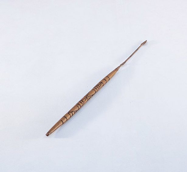 Foto Pygmies Spear with Carved Handle Kongo 1935 h82x5