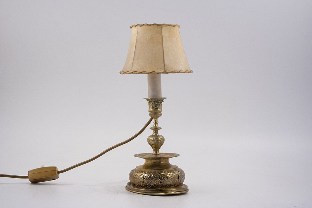 Foto Oriental Brass Table Lamp ​h35