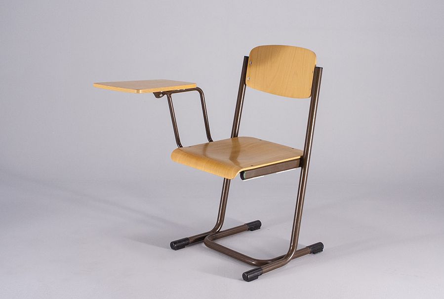 Foto Classic German School Chair with Foldable Table