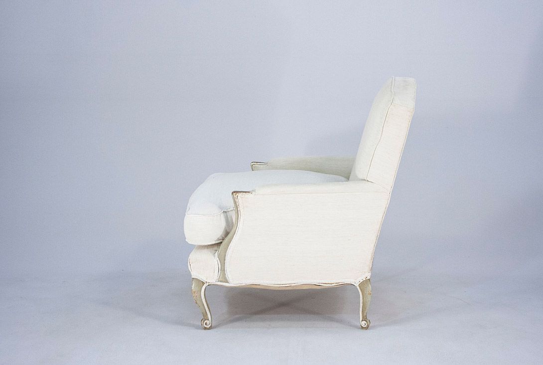 Foto Luxury Baroque Animated Armchair with Spiral Legs 1949