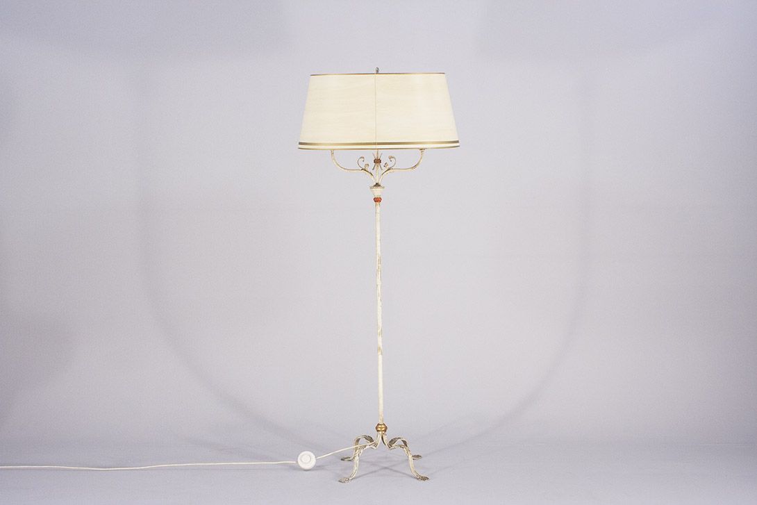 Foto Fragile English Floor Lamp Baroque Historism 1956 ​h150
