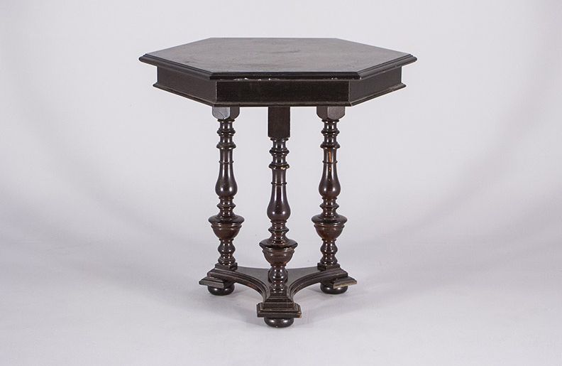 Foto Hexagonal Empire Side Table 1885 h65x60