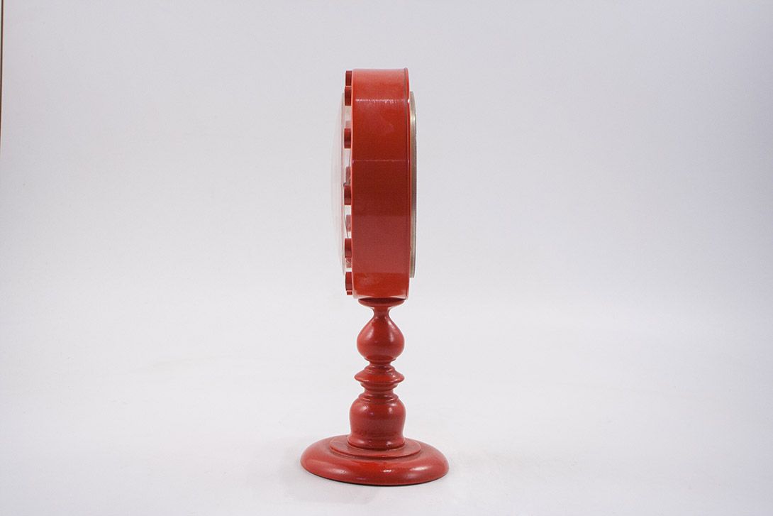 Foto Red Atlanta Electric Table Clock Germany h34x12x16