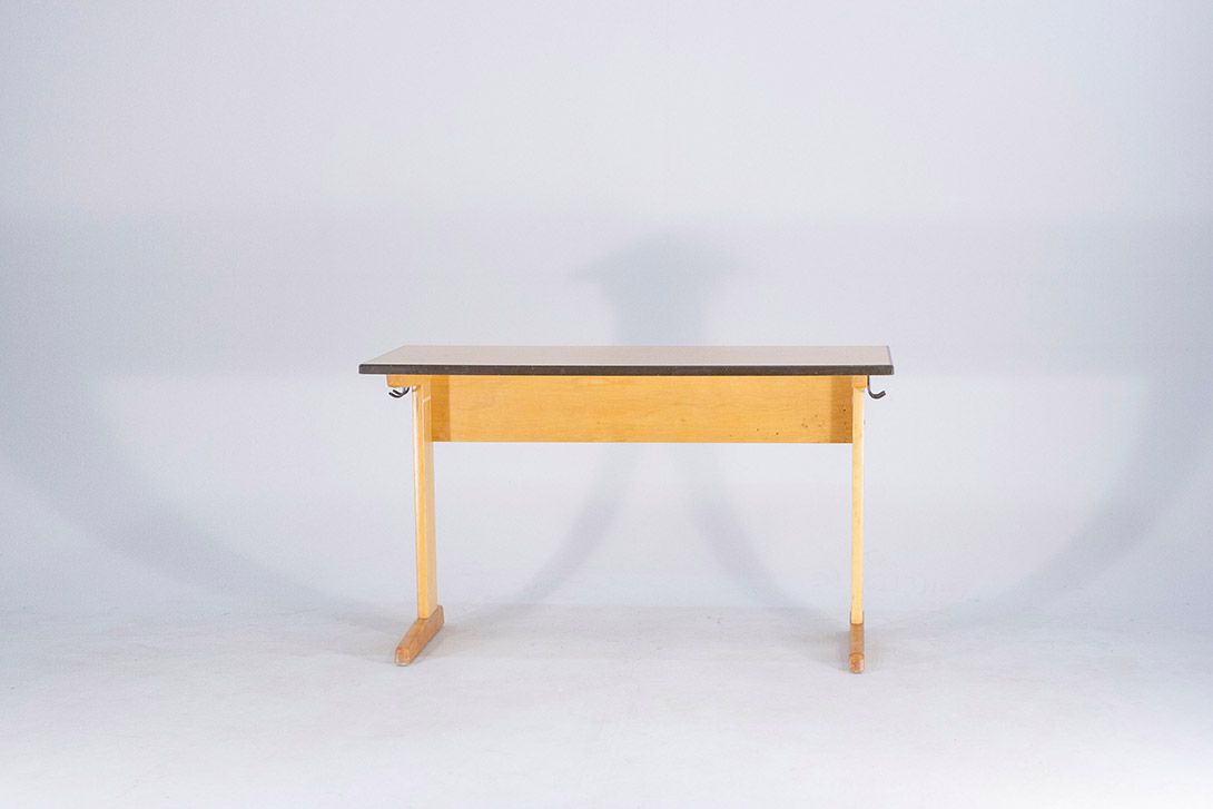 Foto Retro German School Desk ​h77x105x48