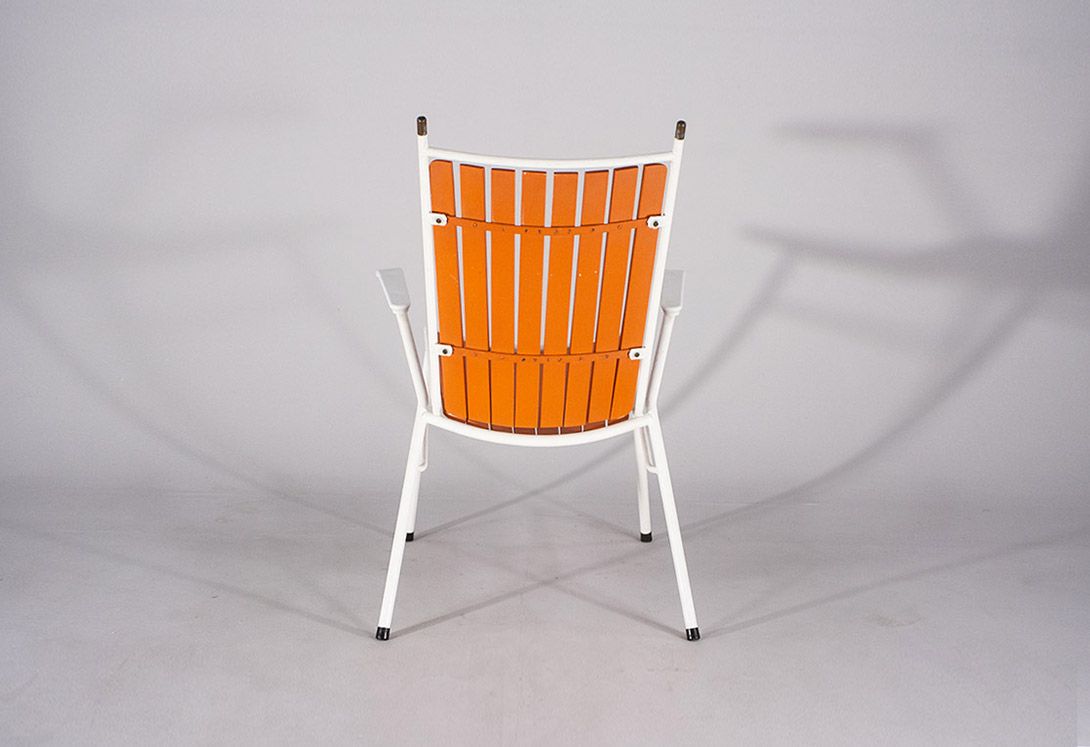 Foto Garden Chair White and Wooden Frankfurt 1963