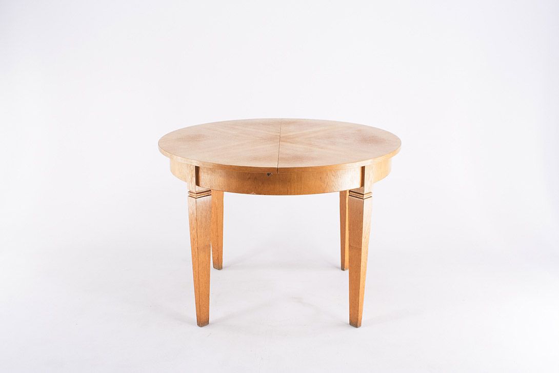 Foto Fold-Out Cherrywood Dining Table Hellerau 1940 ​h76x109