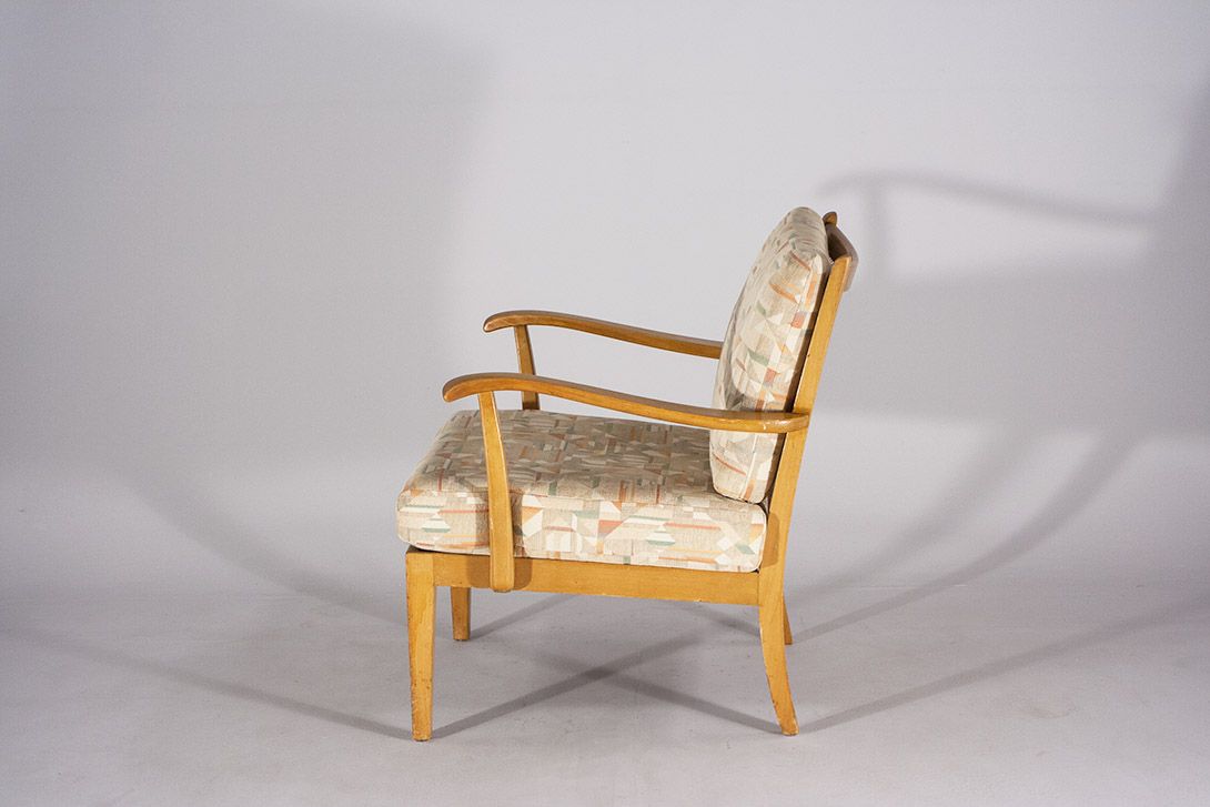 Foto Armchair with Bauhaus Upholstery Germany 1935