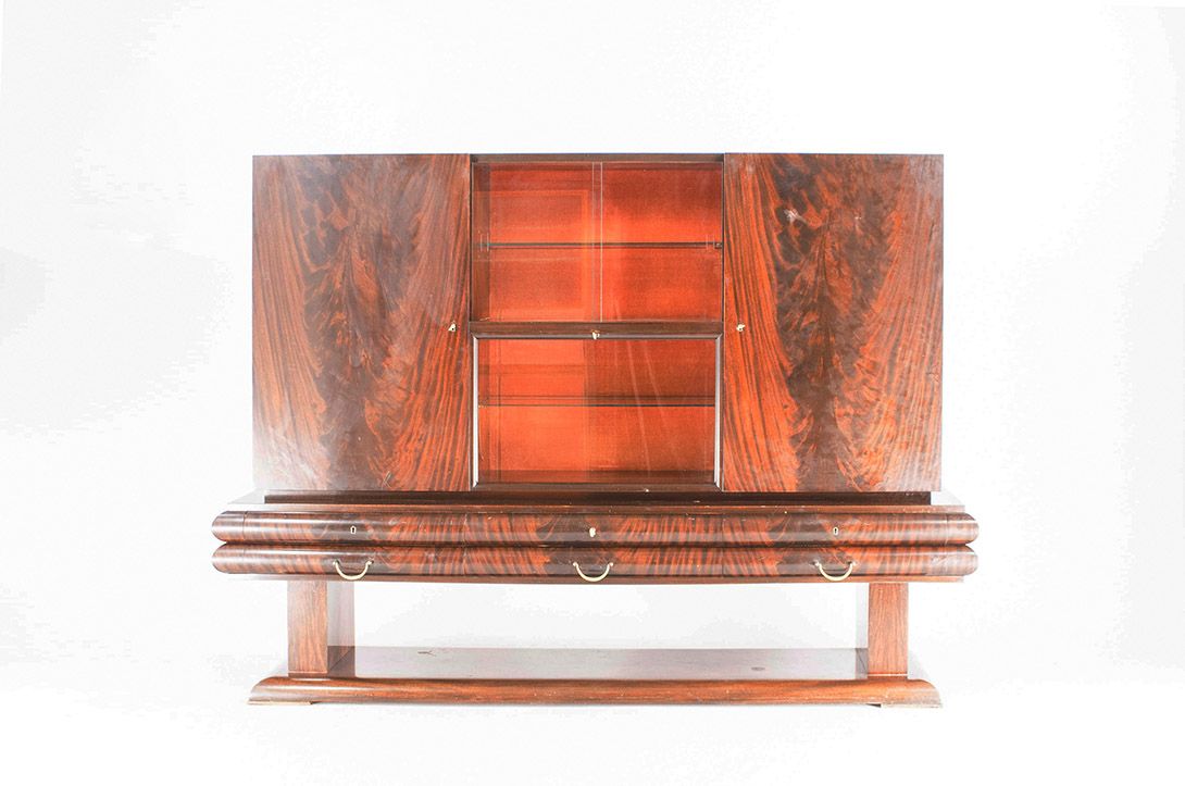 Foto Art Deco Rosewood Cabinet France 1938 *N //