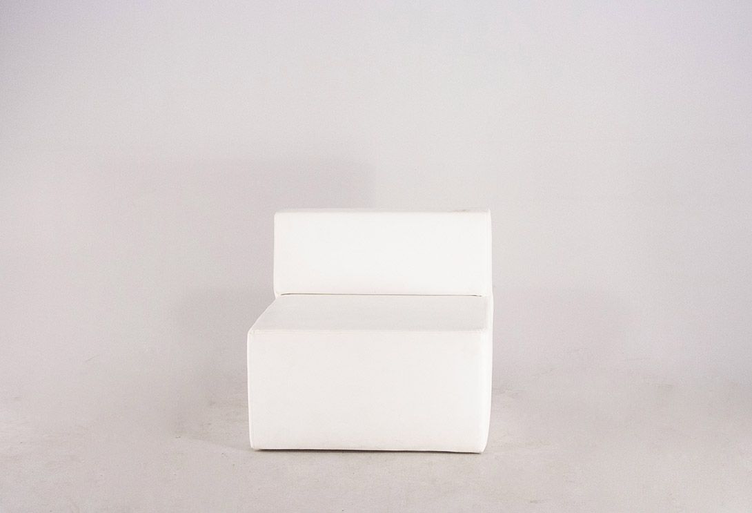 Foto White Modular Lounge Chair
