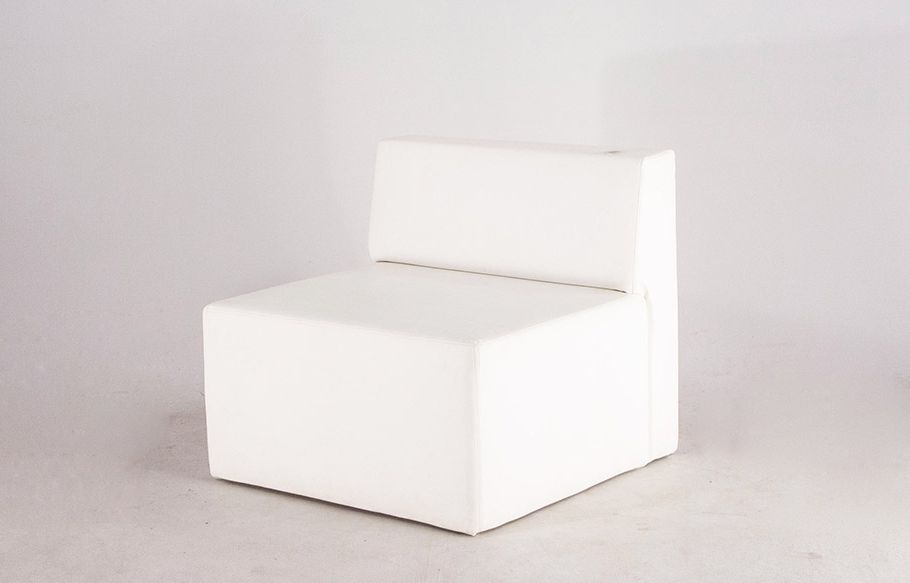 Foto White Modular Lounge Chair