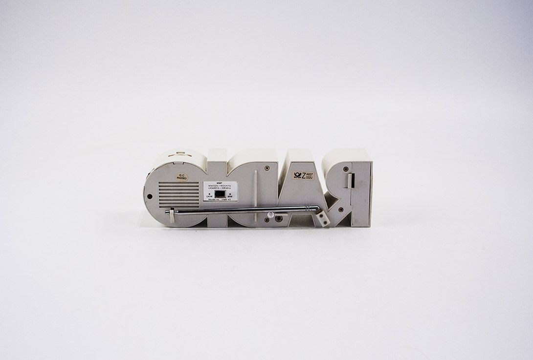 Foto Grey Radio Formed of Letters