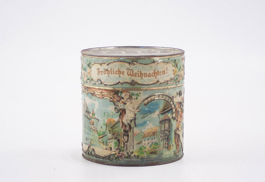 Foto Christmas Biscuit Tin Germany h12x12
