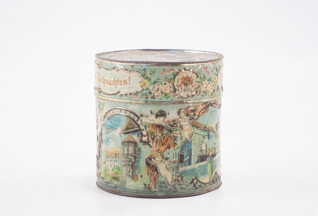 Foto Christmas Biscuit Tin Germany h12x12