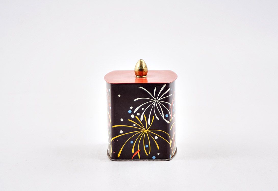 Foto Colorful Sprinkled Metal Box h9x10x8