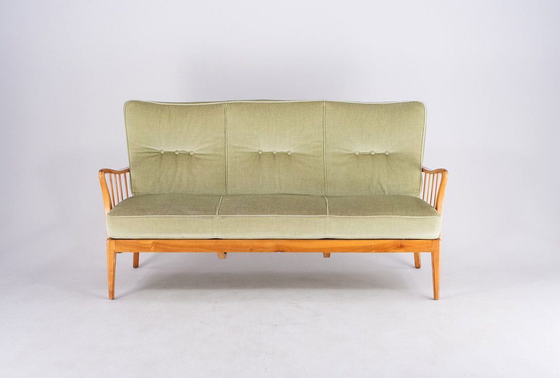 Foto Münchner Werkstätten Sofa 1930 h88x169x74