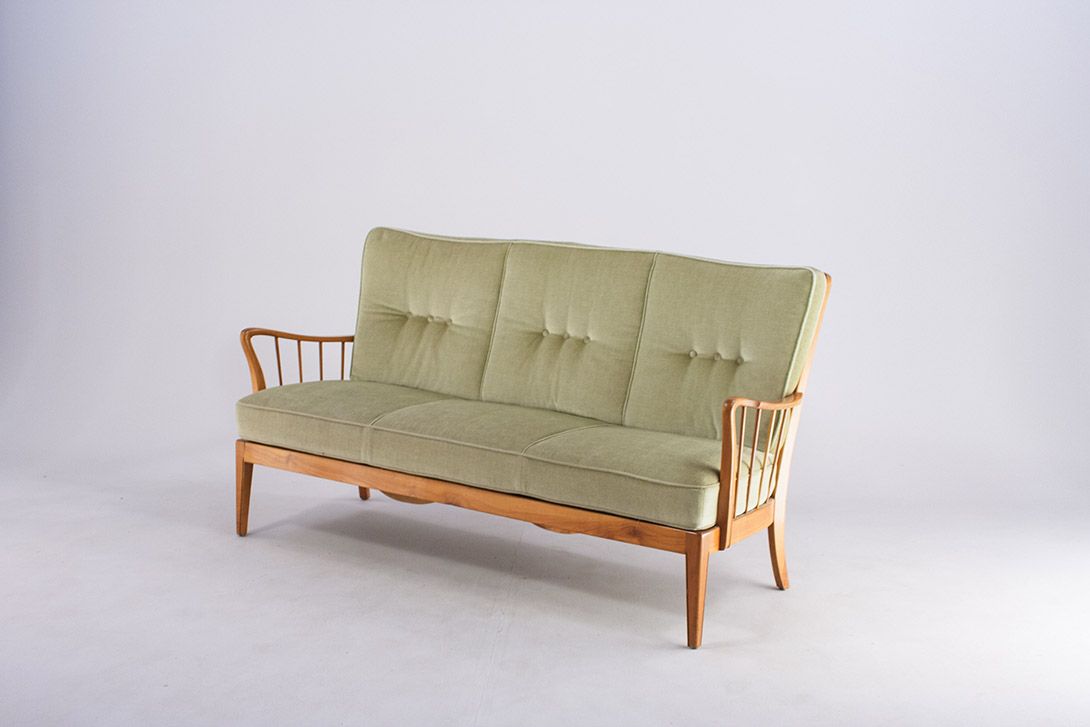 Foto Münchner Werkstätten Sofa 1930 h88x169x74
