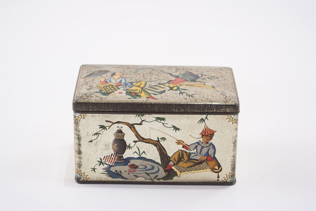 Foto Japanese Metal Tin h8x15x9