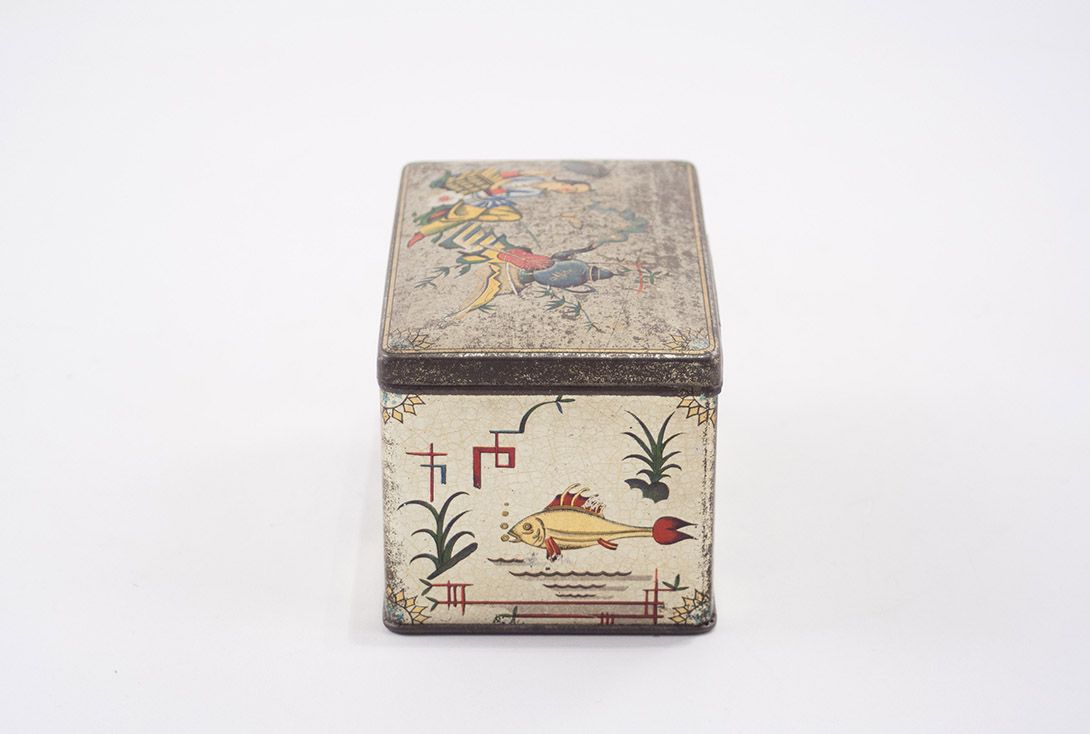 Foto Japanese Metal Tin h8x15x9