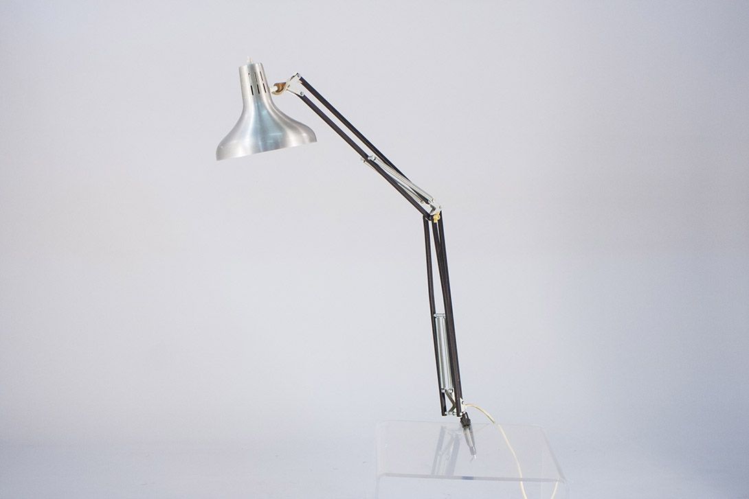 Foto Table Lamp with Chrome Shade Germany 1949​ h85